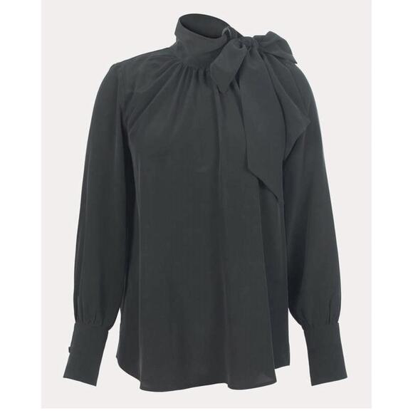 NEW RACHEL COMEY women's rite blouse in black